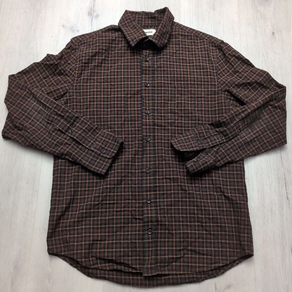 Taylor Stitch Other - Taylor Stitch Jack In Mulch Brown Plaid Shirt 40 Button Down Long Sleeve Top